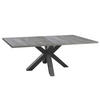 ESSTISCH ausziehbar Ela 1 160 x 90 x 75 Graphit/Beton - Hellgrau/Graphitfarben, Holzwerkstoff (160/90/75cm) - 58aufmkessel