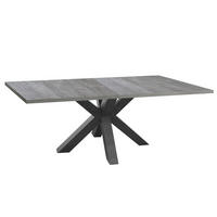 ESSTISCH ausziehbar Ela 1 160 x 90 x 75 Graphit/Beton - Hellgrau/Graphitfarben, Holzwerkstoff (160/90/75cm) - 58aufmkessel