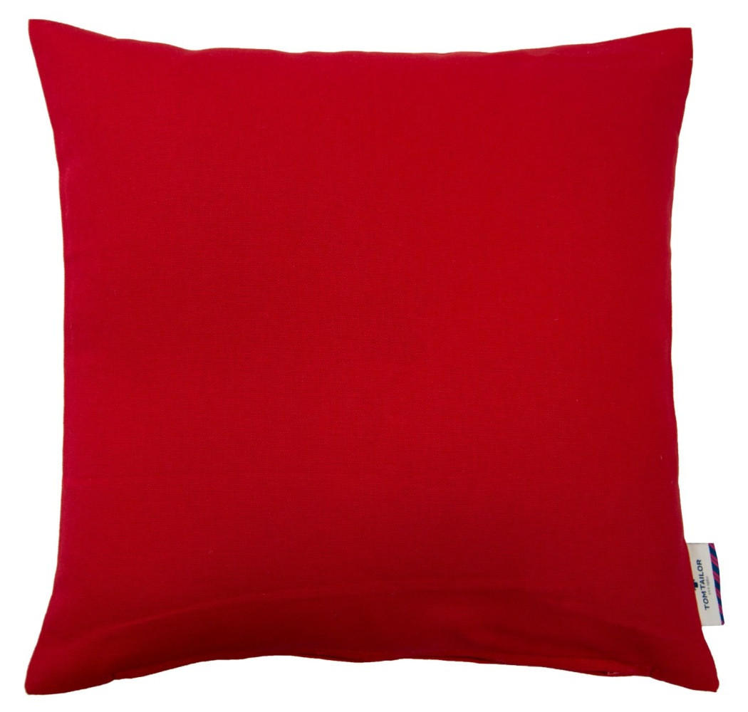 ZIERKISSENHÜLLE Dove rot 40x40cm - Rot, Textil (40/40cm) - Tom Tailor