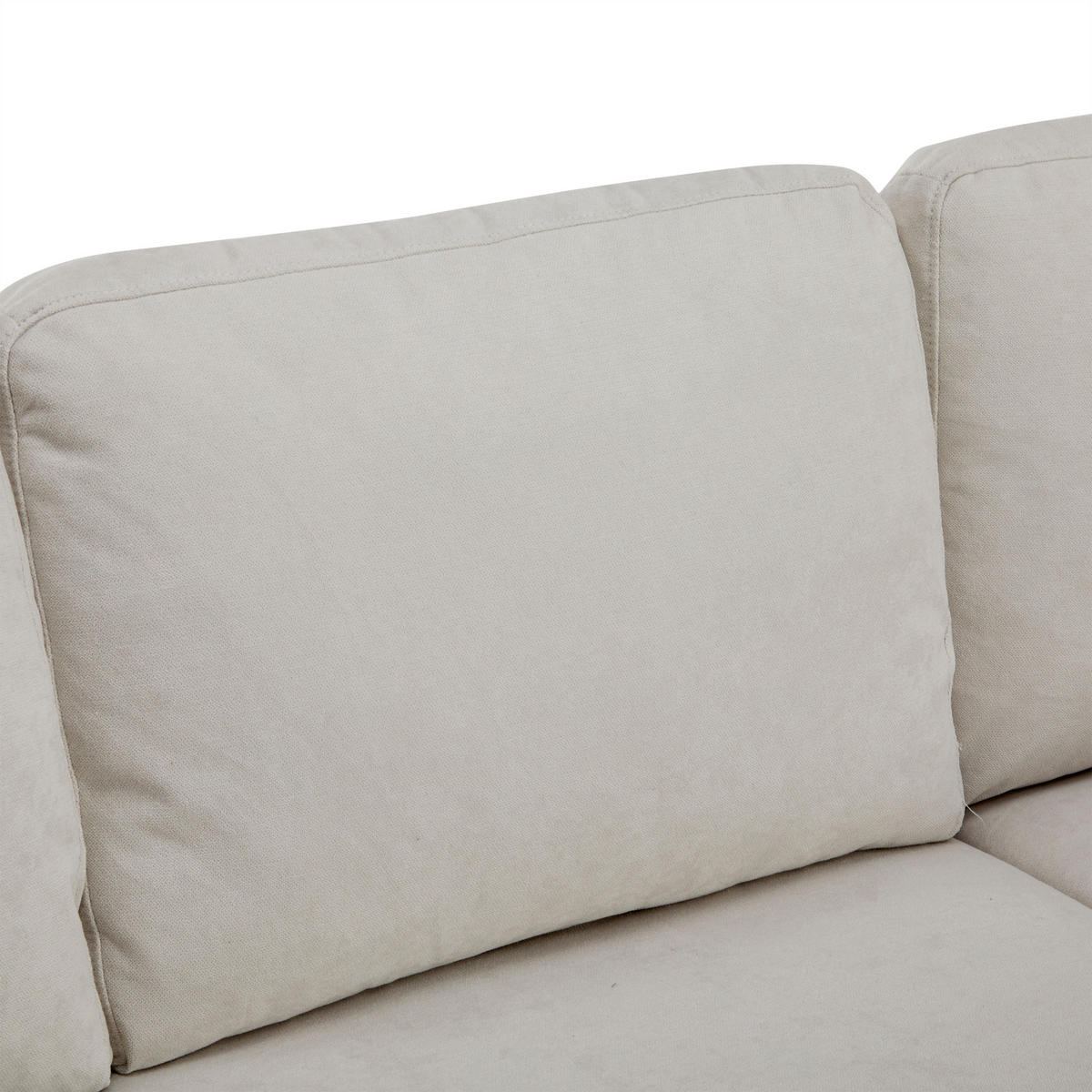 ECKSOFA 214/131/87 cm Beige - Beige, Textil (131/214cm)