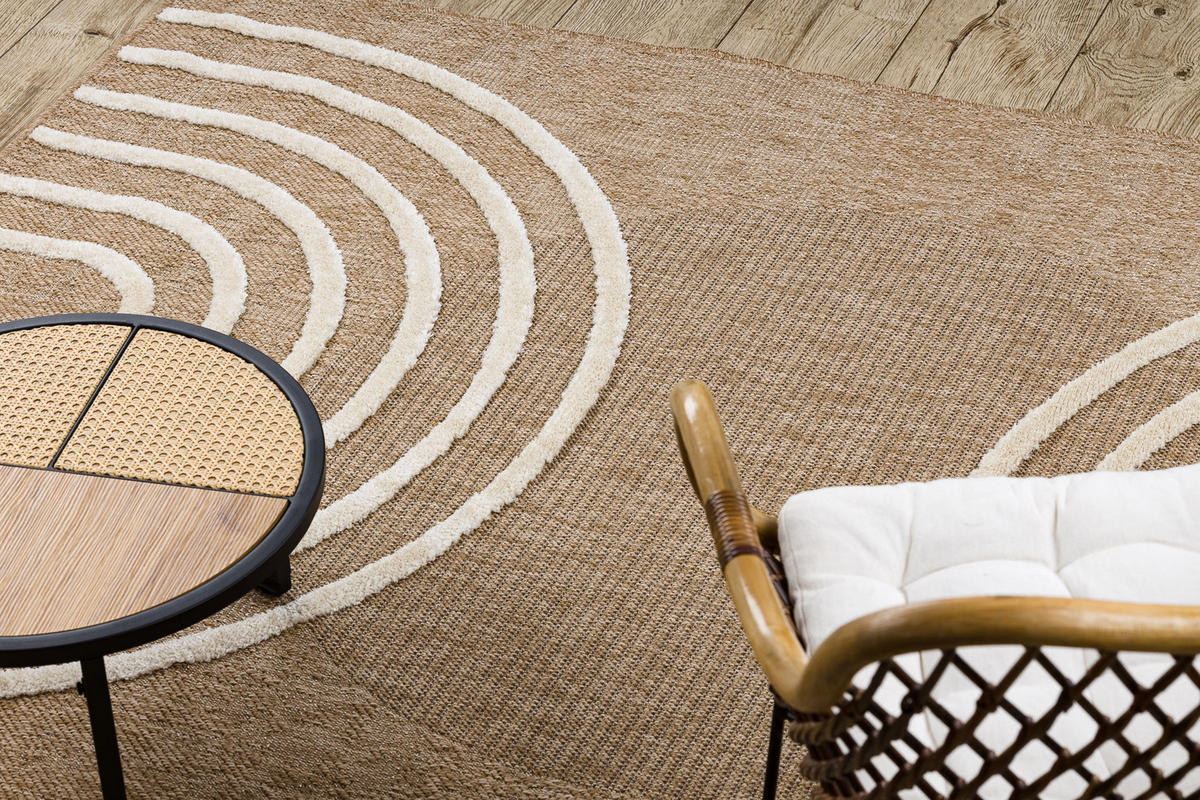 TEPPICH Spark 120/170 cm - Beige, Textil (120/170cm) - rugsX