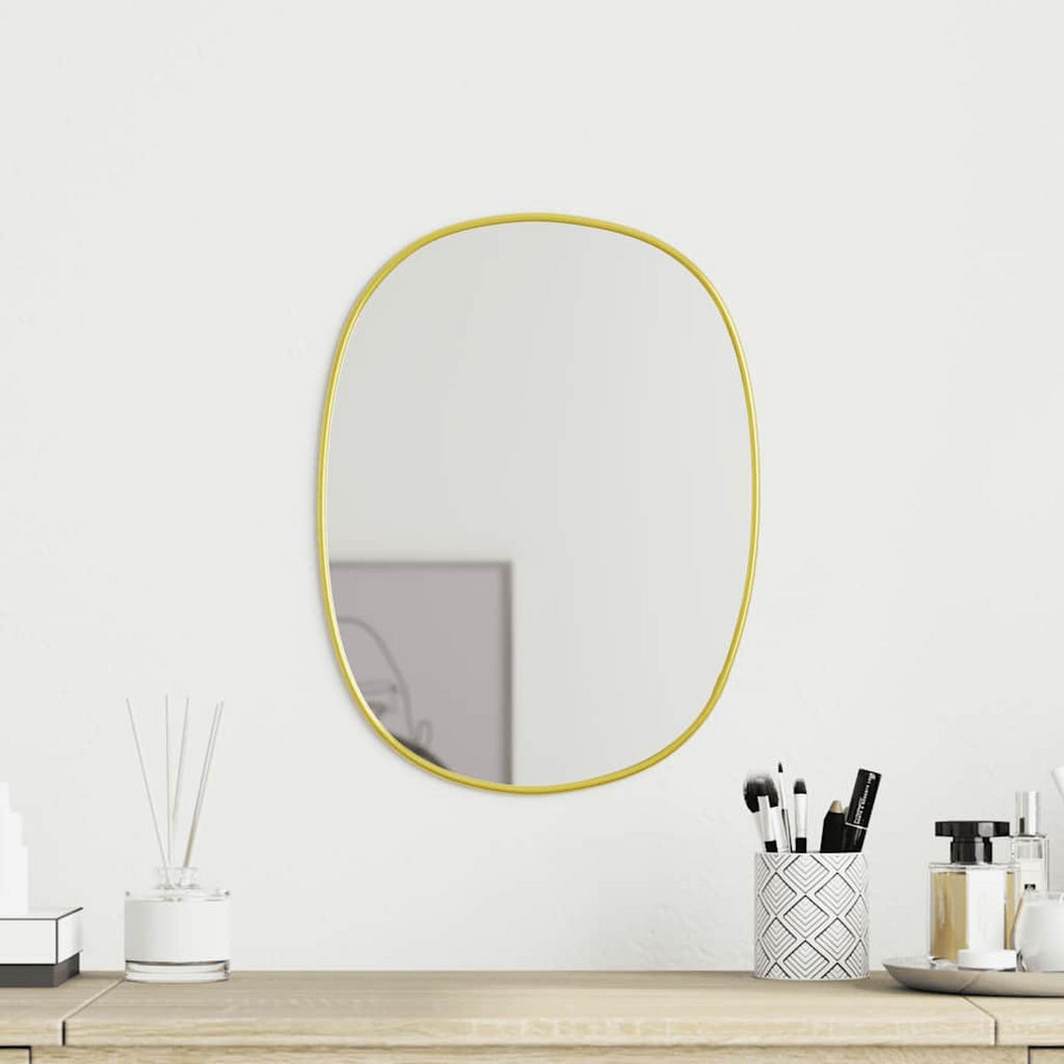 WANDSPIEGEL Golden 40x30 cm - Goldfarben, Glas (30/40/1cm) - furnicato