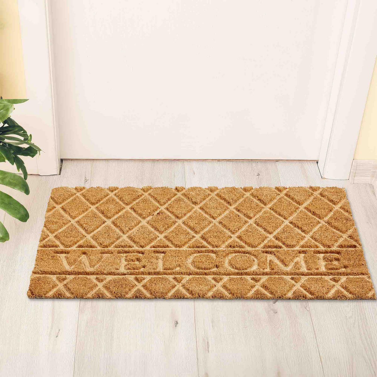 FUSSMATTE COCO SHAPE - Naturfarben, Textil (45/75cm) - Astra