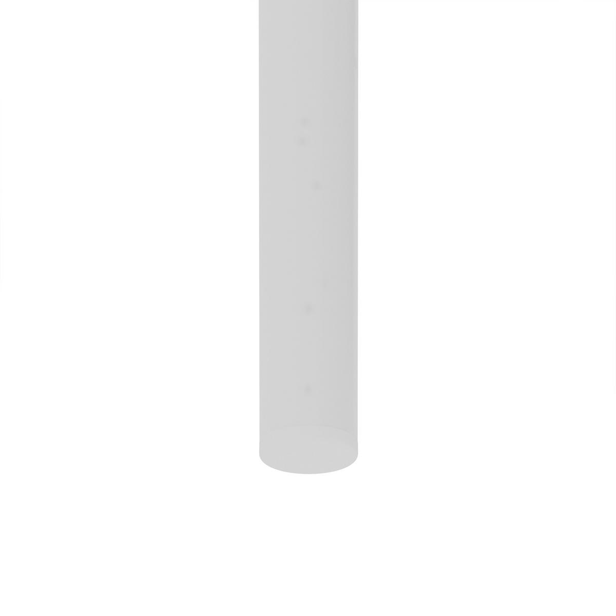 COUCHTISCH mit Glasplatte & MDF-Gestell, Einheitsgröße / Glas + MDF + Eisen - Weiß/Grau, Glas/Holzwerkstoff (97.5/61.5/45cm) - EVRYAE