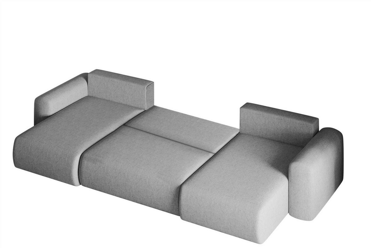 WOHNLANDSCHAFT Flora In Verita - Beige, Holzwerkstoff/Textil (362/83/145cm) - Fun Möbel