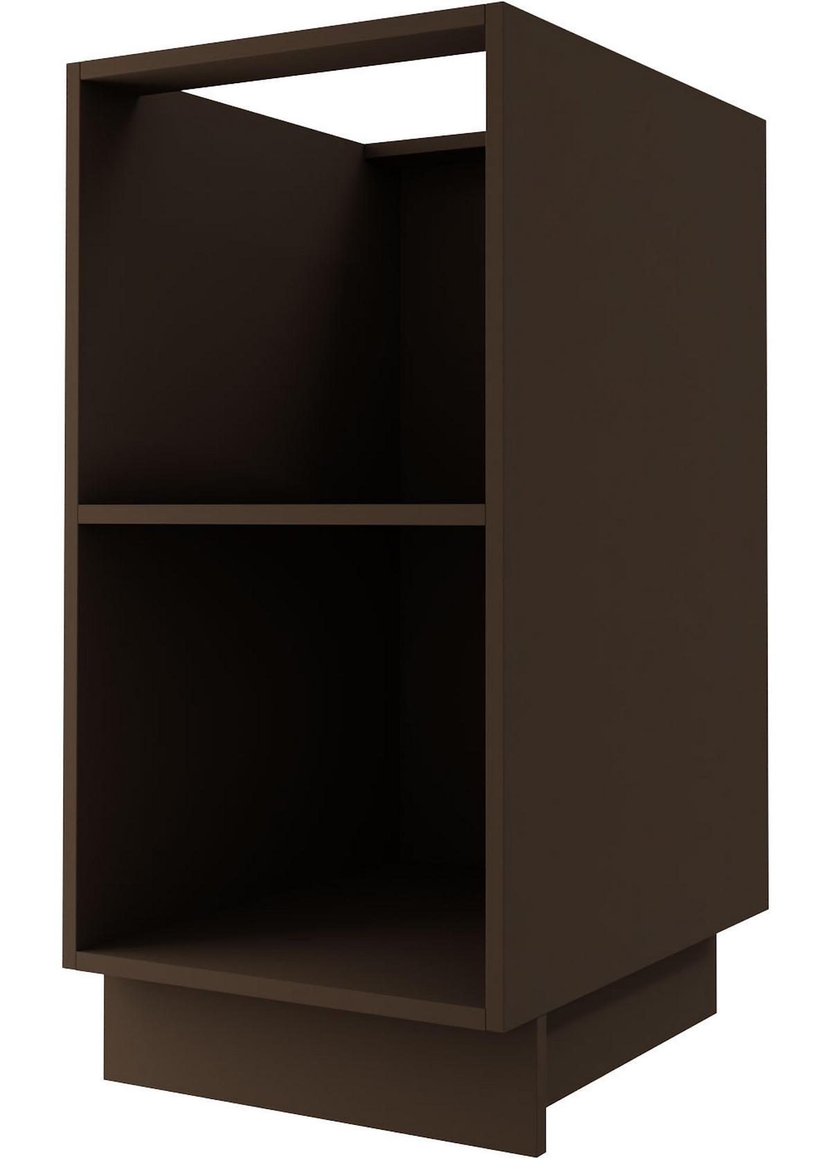 UNTERSCHRANK Bari D1D/30 Lava / RAL 4009 pastellviolett 30 / 50 / 82cm - Dunkelgrau/Violett, Holz/Holzwerkstoff (30/82/50cm) - Feldmann-Wohnen