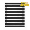 DOPPELROLLO Grau 160x180 cm - Grau, Kunststoff (160/180cm) - STORESDECO