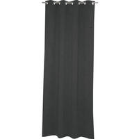 ÖSENVORHANG HARP Blickdicht - Dunkelgrau, Textil (140/0.5/250cm) - Esprit