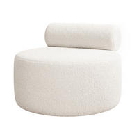 SESSEL CHERRY 90/78 cm, in Weiß - Weiß, Textil (90/78/90cm) - Idohome