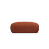 POUF Molino aus strukturiertem Stoff orange - Orange, Textil (100/36/100cm) - Micadoni