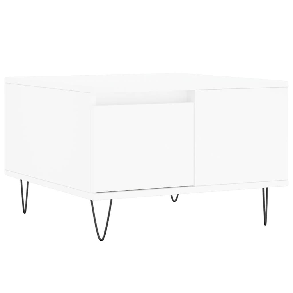 COUCHTISCH Weiß 55x55x36,5 cm Holzwerkstoff - Weiß, Holzwerkstoff (55/55/36.5cm) - furnicato