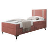 BOXBETT Ono 1, Setite: Rechts - Schwarz/Braun, Holz/Textil (90/200cm) - MIRJAN24