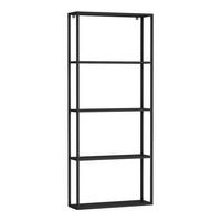 WANDREGAL Jämijärvi - Schwarz, Metall (60/140/18cm) - [en.casa]