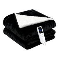 DECKE Thermelyn 200/180 cm - Schwarz, Textil (180/200cm) - ZMH