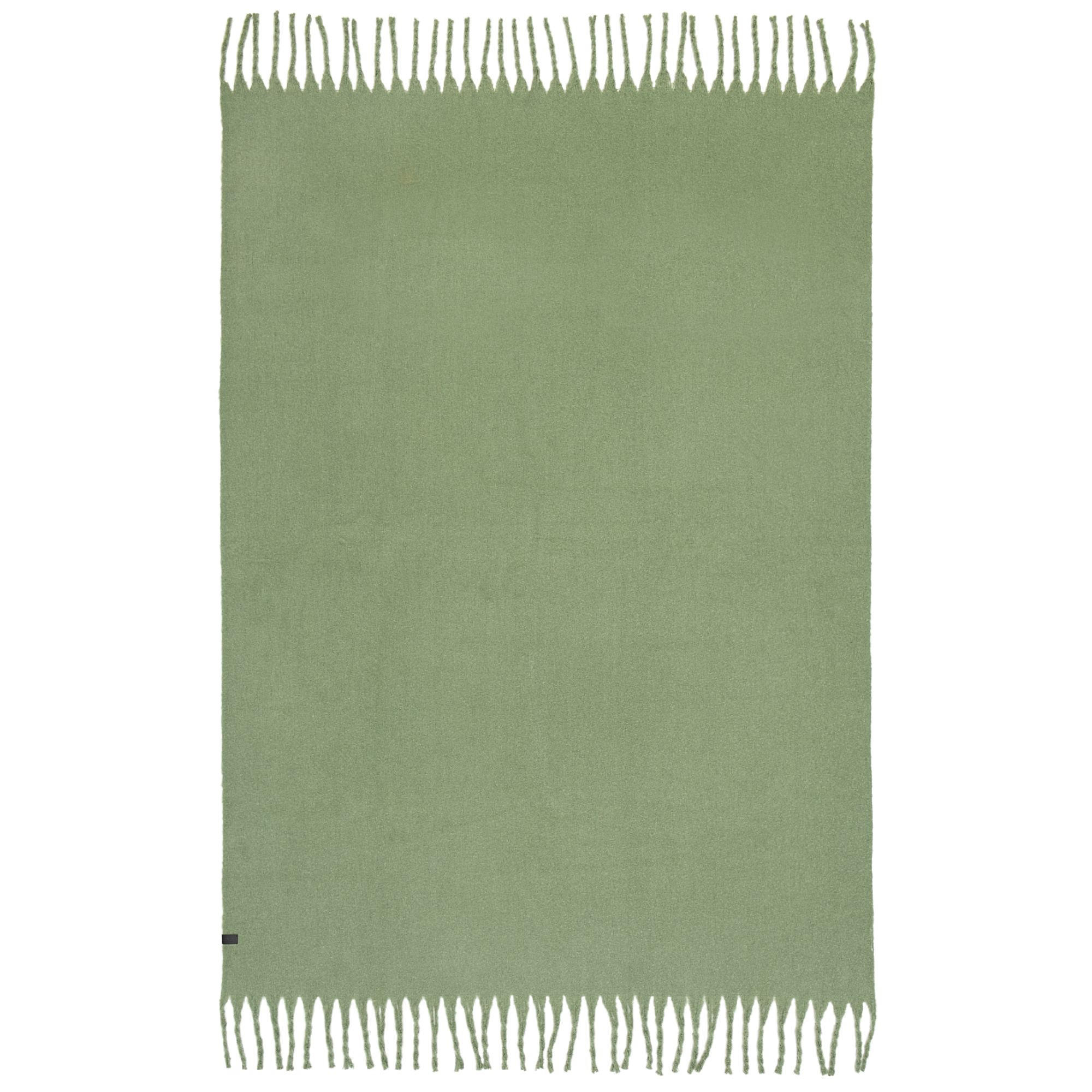 PLAID PLENTY - Grün, Textil (140/200cm) - Schöner Wohnen