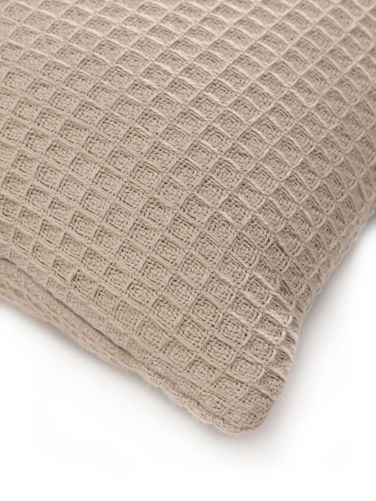 KISSENBEZUG Amalia Ivory 45x45 cm - Creme, Textil (45/45cm) - benuta Pure