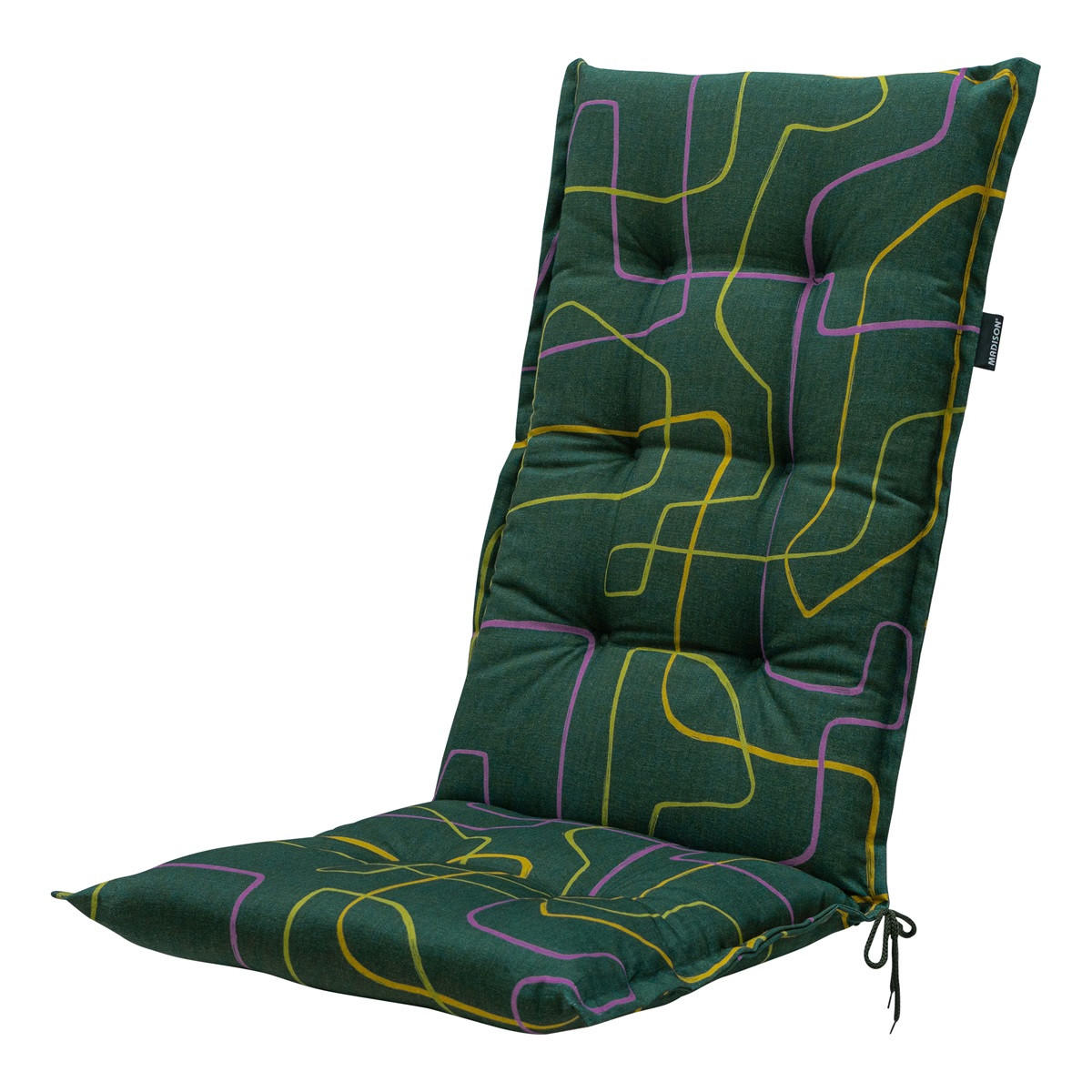 GARTENSTUHLKISSEN Joah 123/50 cm 4er-Set - Grün, Textil (50/7/123cm) - Madison