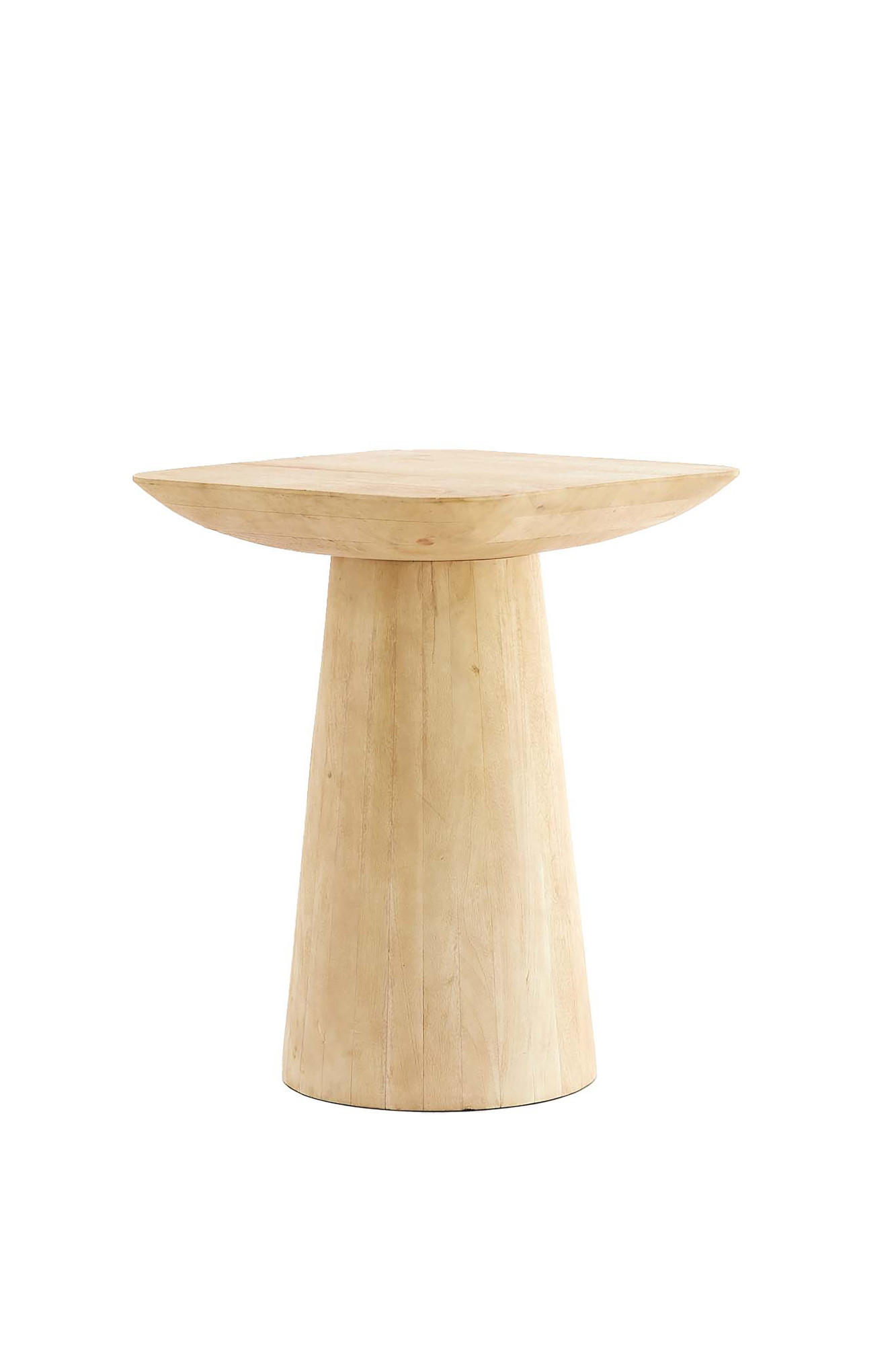 BEISTELLTISCH Dego Braun Ø45/59 cm - Braun, Holz (45/45/59cm) - Light & Living