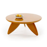 COUCHTISCH Soraya Senfgelb Hochglanz 80 / 80 / 36cm - Gelb, Holz/Holzwerkstoff (80/80/36cm) - Feldmann-Wohnen