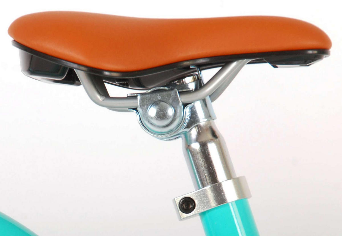 KINDERFAHRRAD Melody - Mädchen - 16 Zoll - Rücktritt + Handbremse - Türkis - Blau, Metall (46cm) - TPFSports