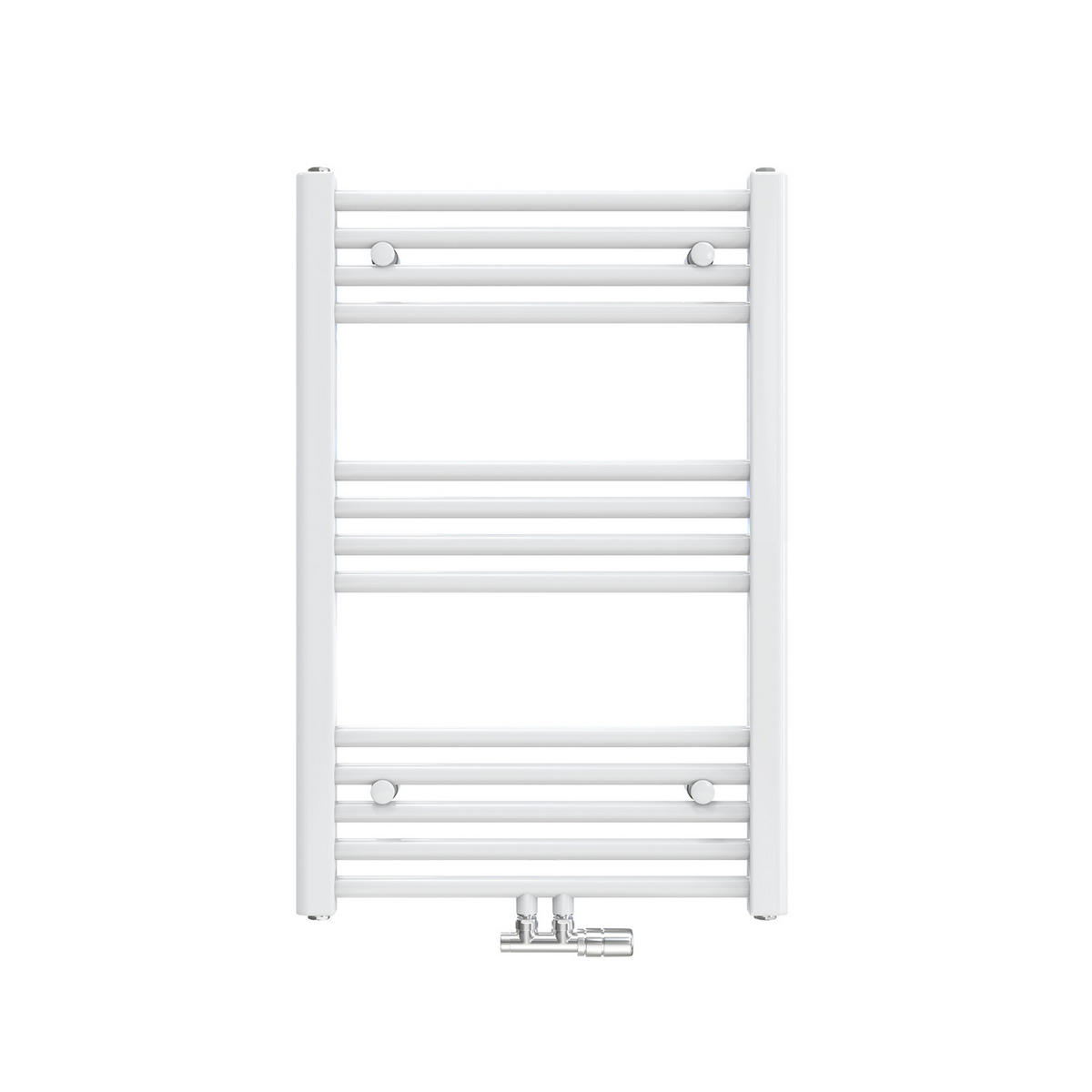 HEIZKÖRPER Handtuchheizkörper wasserführend 75/50/3 cm - Weiß, Metall (50/75/3cm) - EMKE