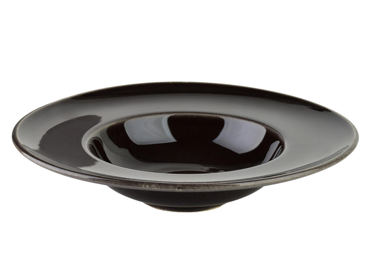 PASTATELLER Basic Nature Schwarz 27x27x6 cm Keramik - Schwarz, Keramik (27/27/6cm) - Mondex