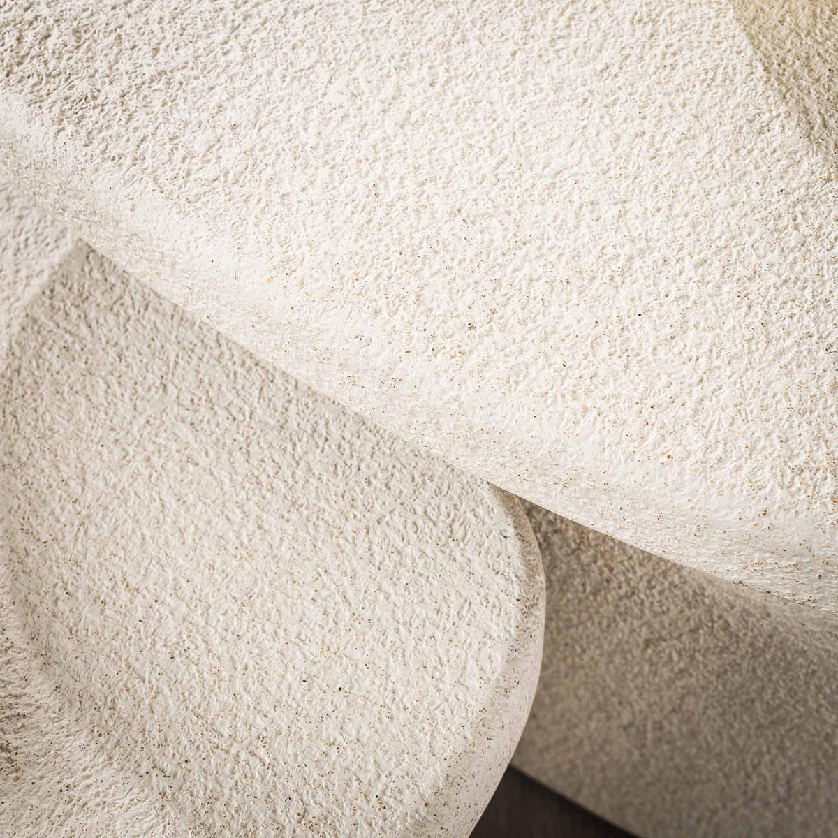 COUCHTISCH Stone White 44/57/40 cm 2er-Set - Weiß, Stein (44/57/40cm) - Hoyz Collection
