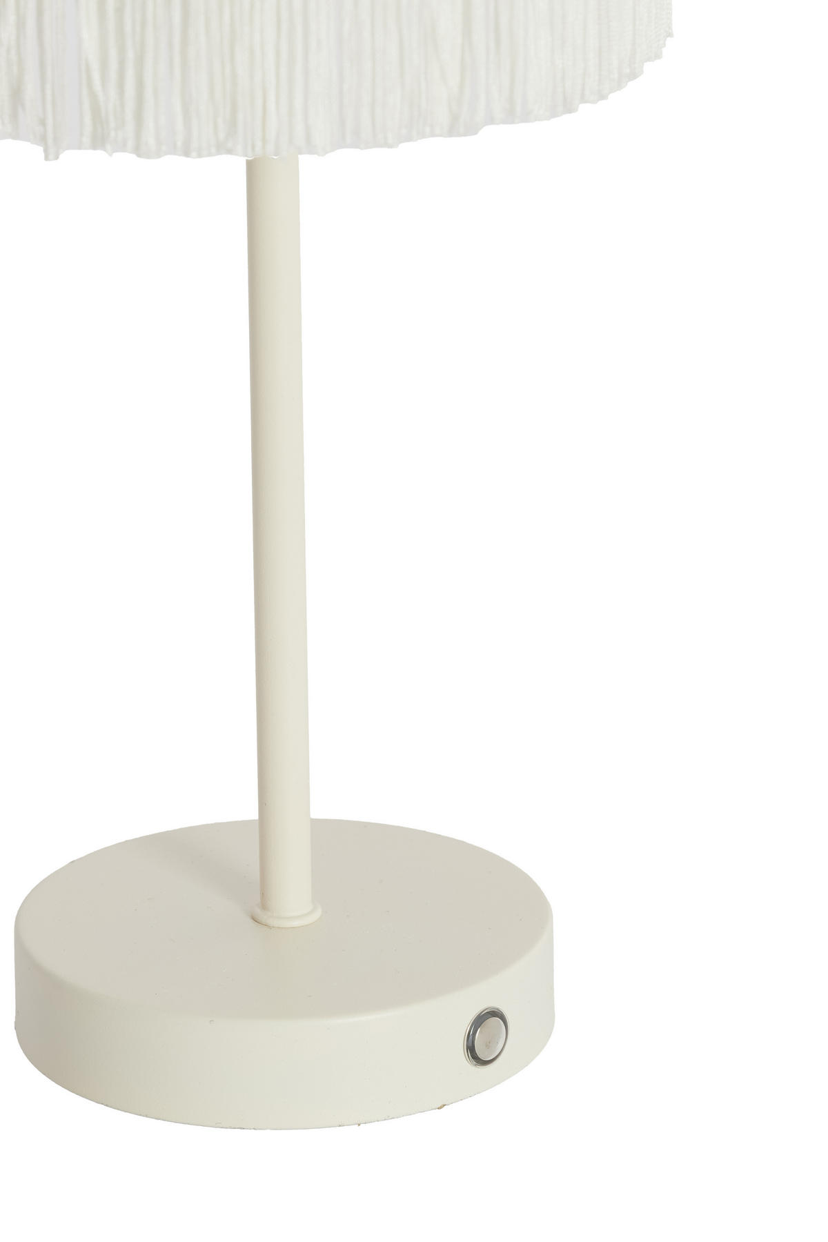 TISCHLAMPE Diny Weiß 17/17/35 cm - Weiß, Metall (17/17/35cm) - Light & Living