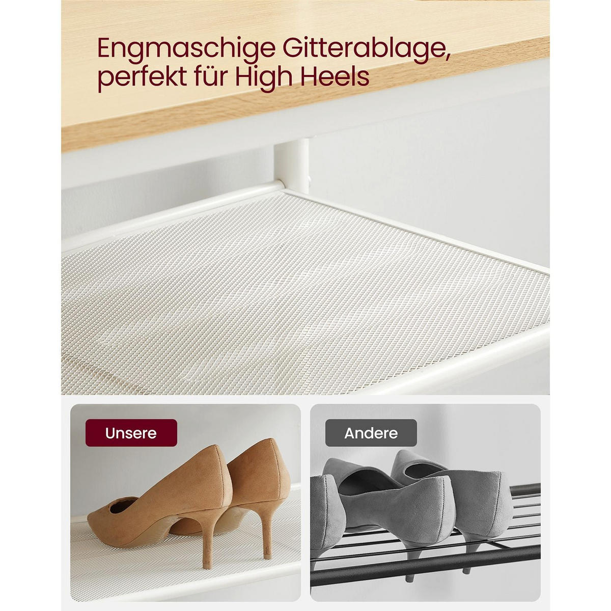 GARDEROBENSTÄNDER DUBLIN - Weiß, Holzwerkstoff (98/180/35cm) - Hansiro