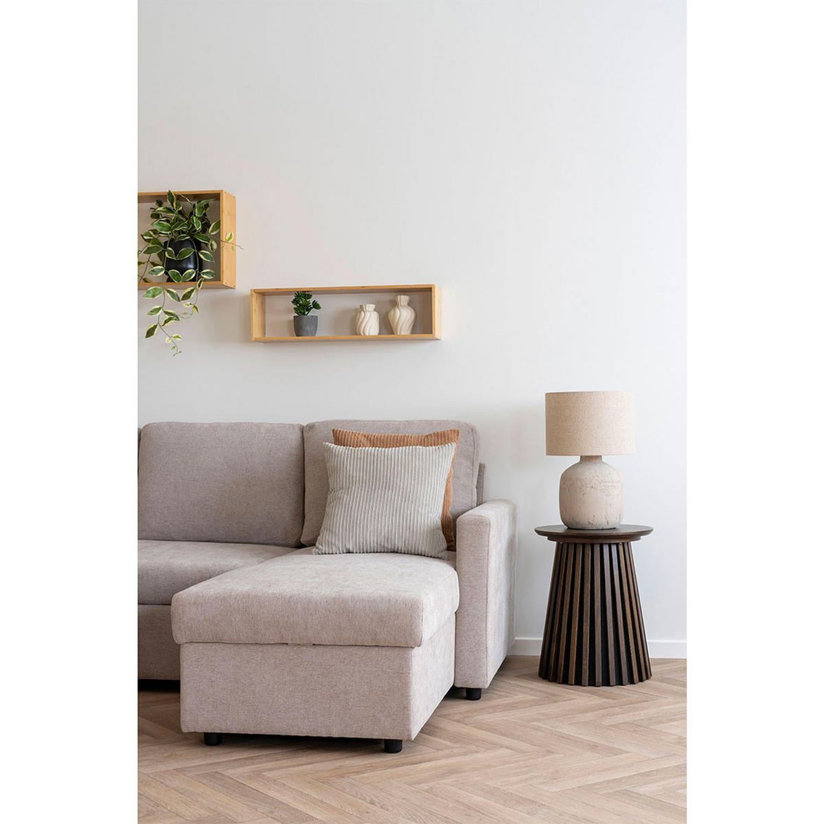 SCHLAFSOFA, Belfast, Sandfarben, Polyester, 150 x 218 x 87 cm - Sandfarben, Textil (150/87/218cm) - ebuy24
