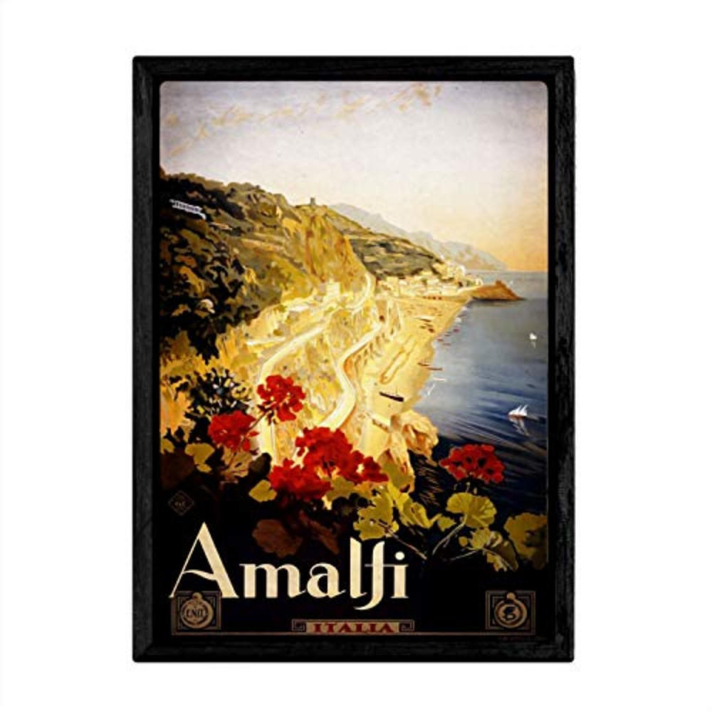 POSTER Reise Amalfi A3 Rahmenlos - Klar, Papier (29.7/5/42cm) - Nacnic