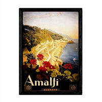POSTER Reise Amalfi A3 Rahmenlos - Klar, Papier (29.7/5/42cm) - Nacnic