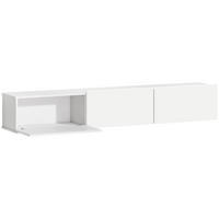 LOWBOARD DE-40500 Hängend mit 3 Schubladen und Soft-Close Weiß - Weiß, Holzwerkstoff (180/29.8/31.5cm) - ComfortXL
