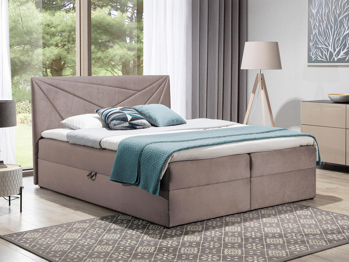 BOXBETT Top 5 - Rosa, Holz (180/200cm) - MIRJAN24