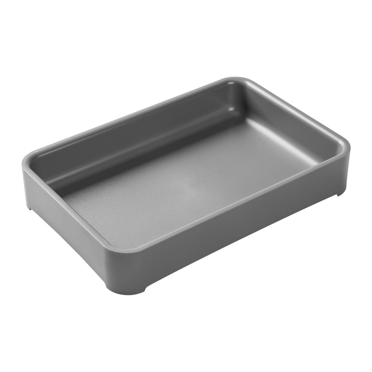 BESTECKEINSATZ Lis Grau - Grau, Kunststoff (28.6/19.1/4.8cm) - Mömax