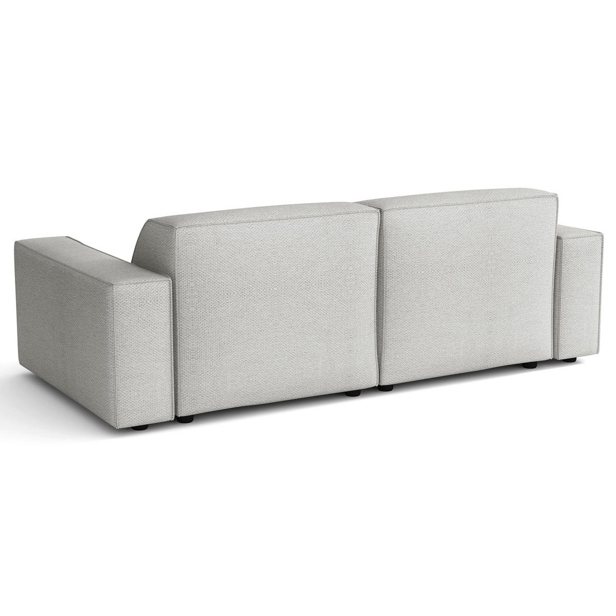 ROHOVÁ POHOVKA Sellmo 210 cm - černá/světle šedá, textil/plast (210/166cm) - Selsey