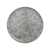 TABLETT Gefärbt Silber Kitnos - Silberfarben, Metall (49/2/49cm) - Beliani