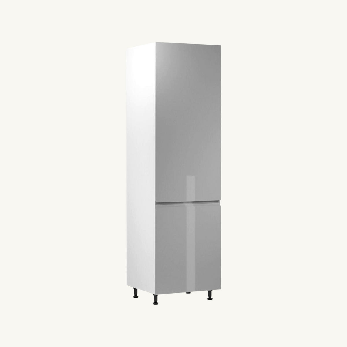 WINKELKÜCHE 260 x 210 cm Glanzia – KU-S11 – Grau – Grau / Hochglanz - Grau, Holzwerkstoff (260/212/210cm) - hi-markt