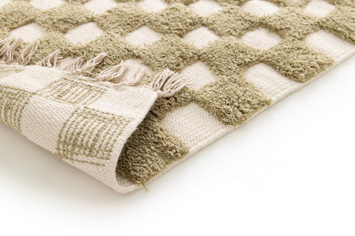 KINDERTEPPICH aus maschinenwaschbarer Baumwolle beige - Beige, Naturmaterialien (120/170cm) - AFK Living