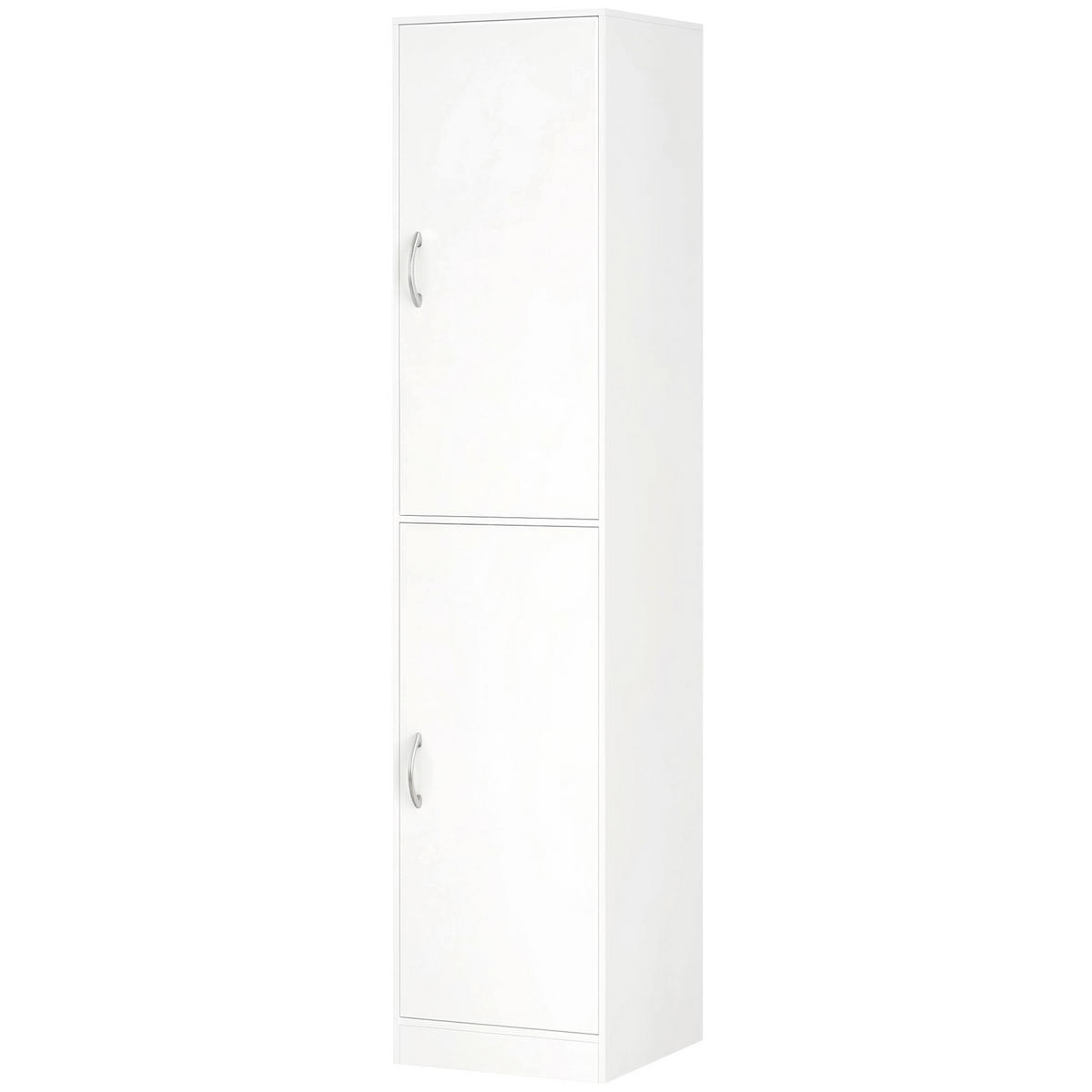 BÜCHERREGAL DE-09953 5-stöckig mit verstellbaren Böden Weiß - Weiß, Holzwerkstoff (35/180/40cm) - ComfortXL