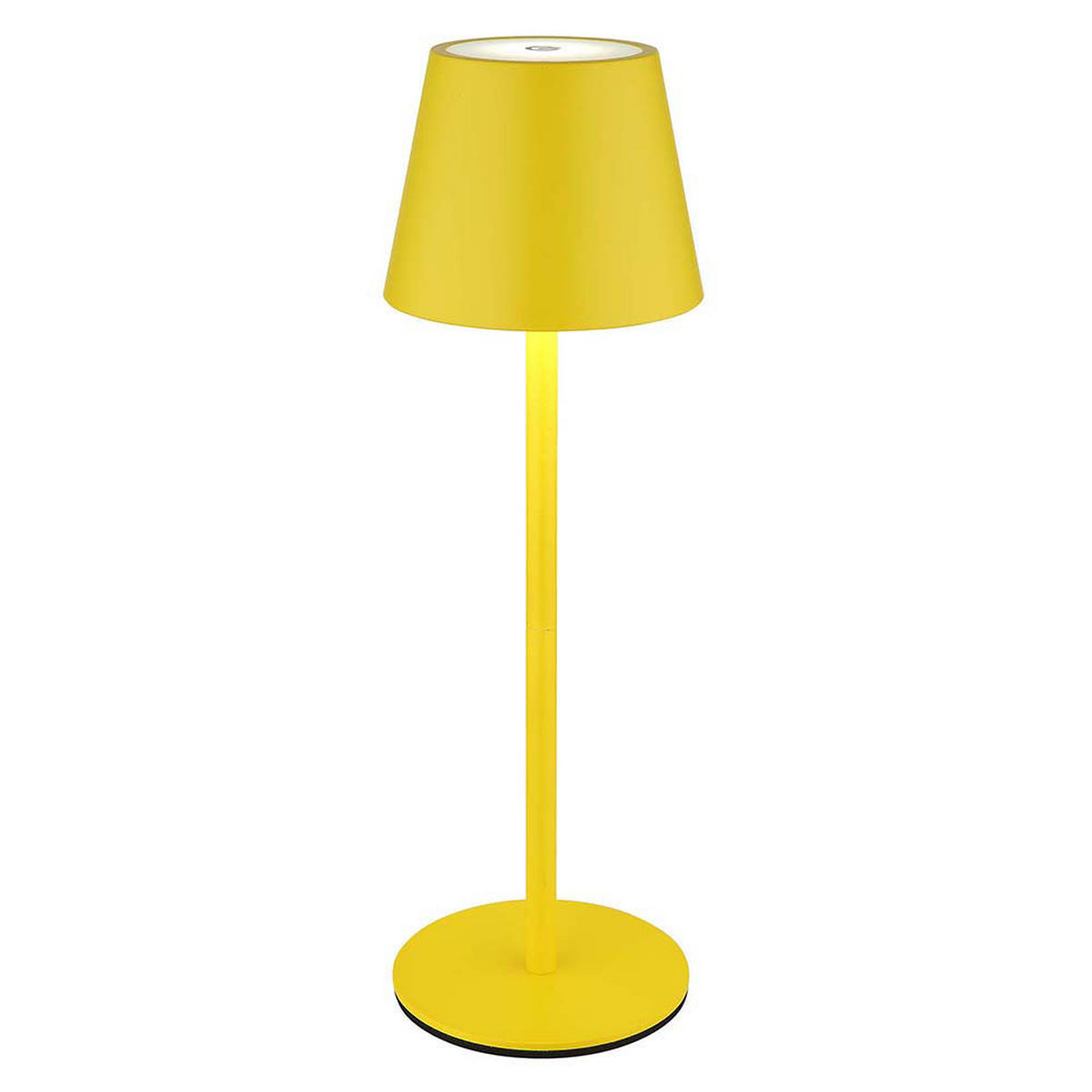 LED TISCHLAMPE VANNIE I Gelb - Gelb, Metall (11.5/11.5/36cm) - Globo Lighting