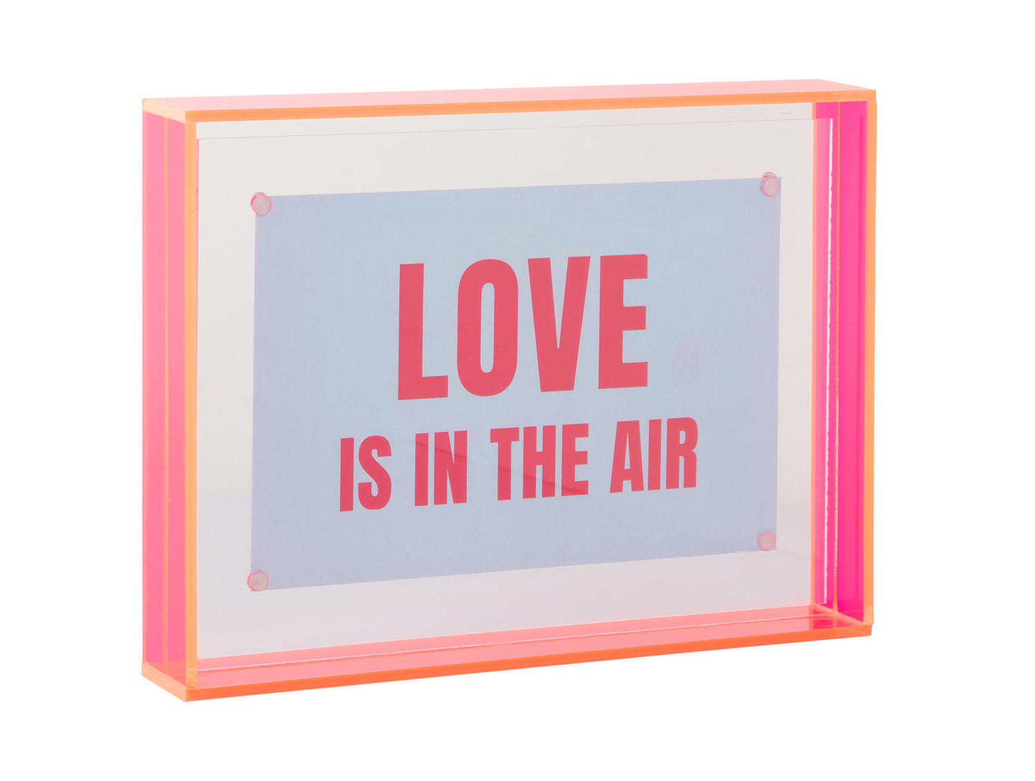 BILDERRAHMEN Gayo Acrylic Rosa 3/19/14 cm - Pink, Kunststoff (19/14/3cm) - Present Time