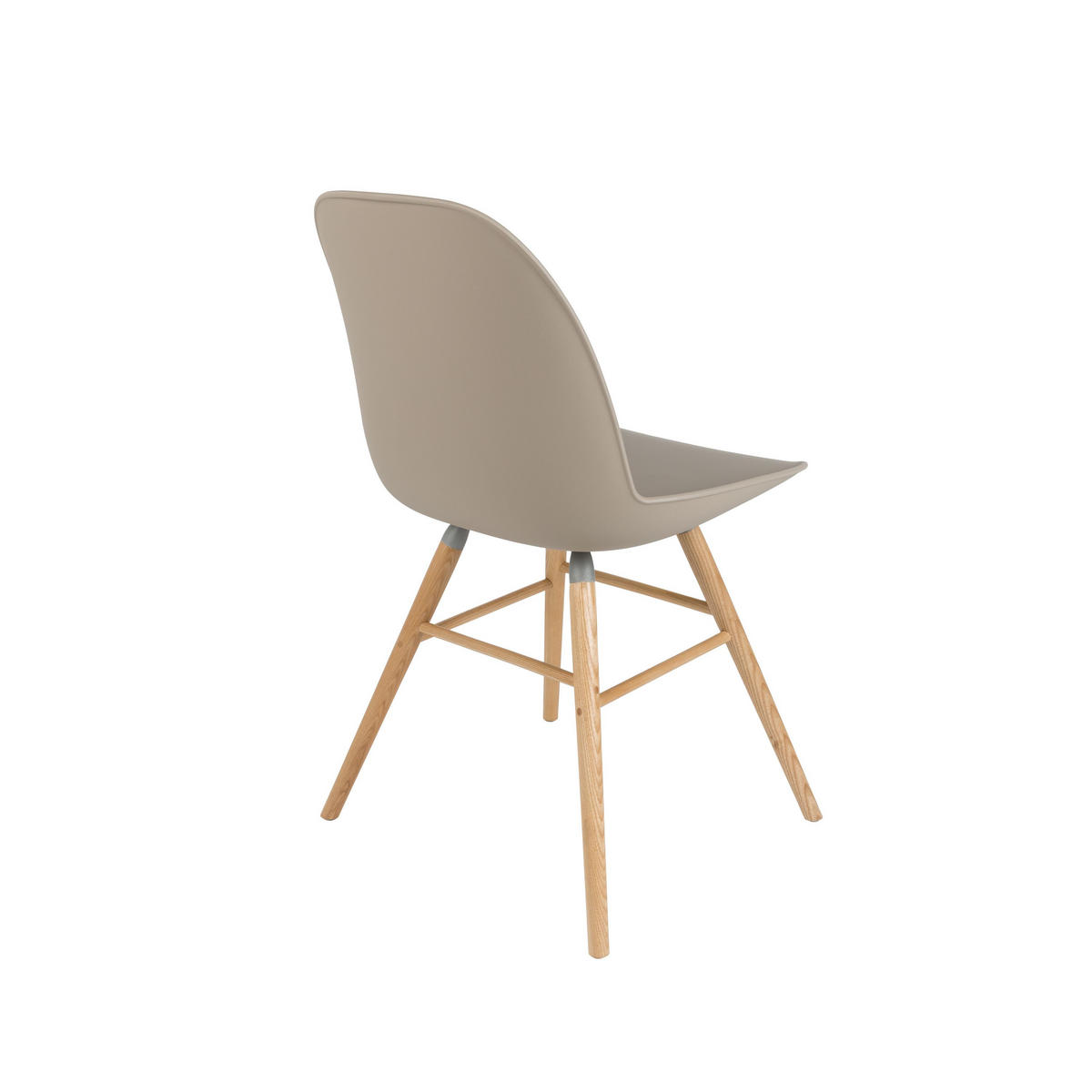 ESSZIMMERSTUHL Albert Kuip Taupe - 2 er Set - Braun, Kunststoff (49/81.5/55cm) - Zuiver