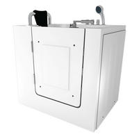 SENIORENWANNE S02-TH-A-L Weiß - Weiß, Glas/Kunststoff (100/113/78cm) - AcquaVapore by Sandra Jentho