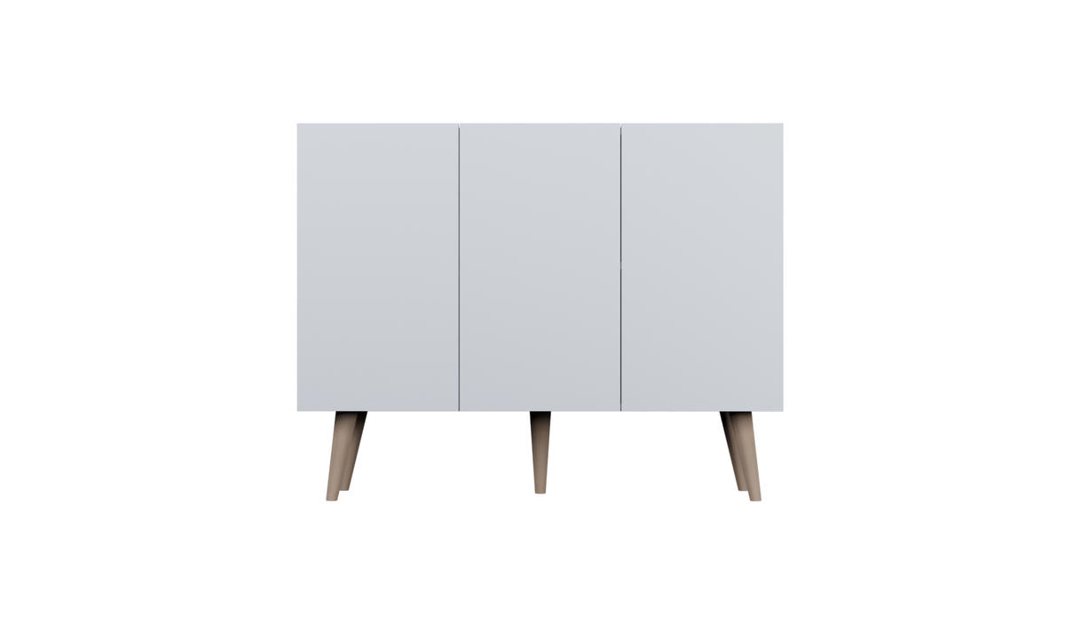 KOMMODE Toronto 39,9/95,5/120 - Weiß, Holzwerkstoff (40/96/120cm) - RAUMHIRSCH FURNITURE