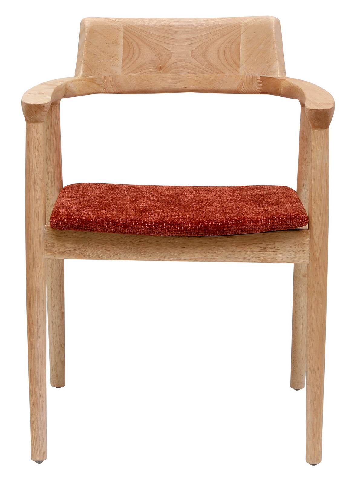 STUHL 2er-Set Holz Terrakotta - Rot, Holz (58/75/57.5cm) - Nordlys