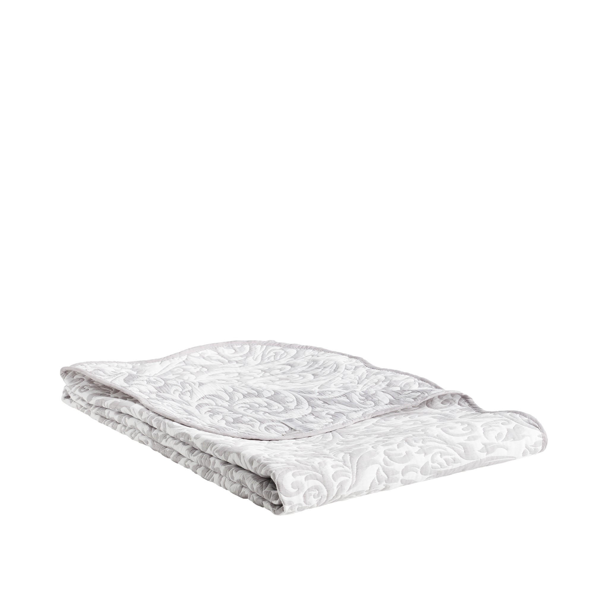 TAGESDECKE Sulani - Hellgrau, Textil (200/220cm) - home&you