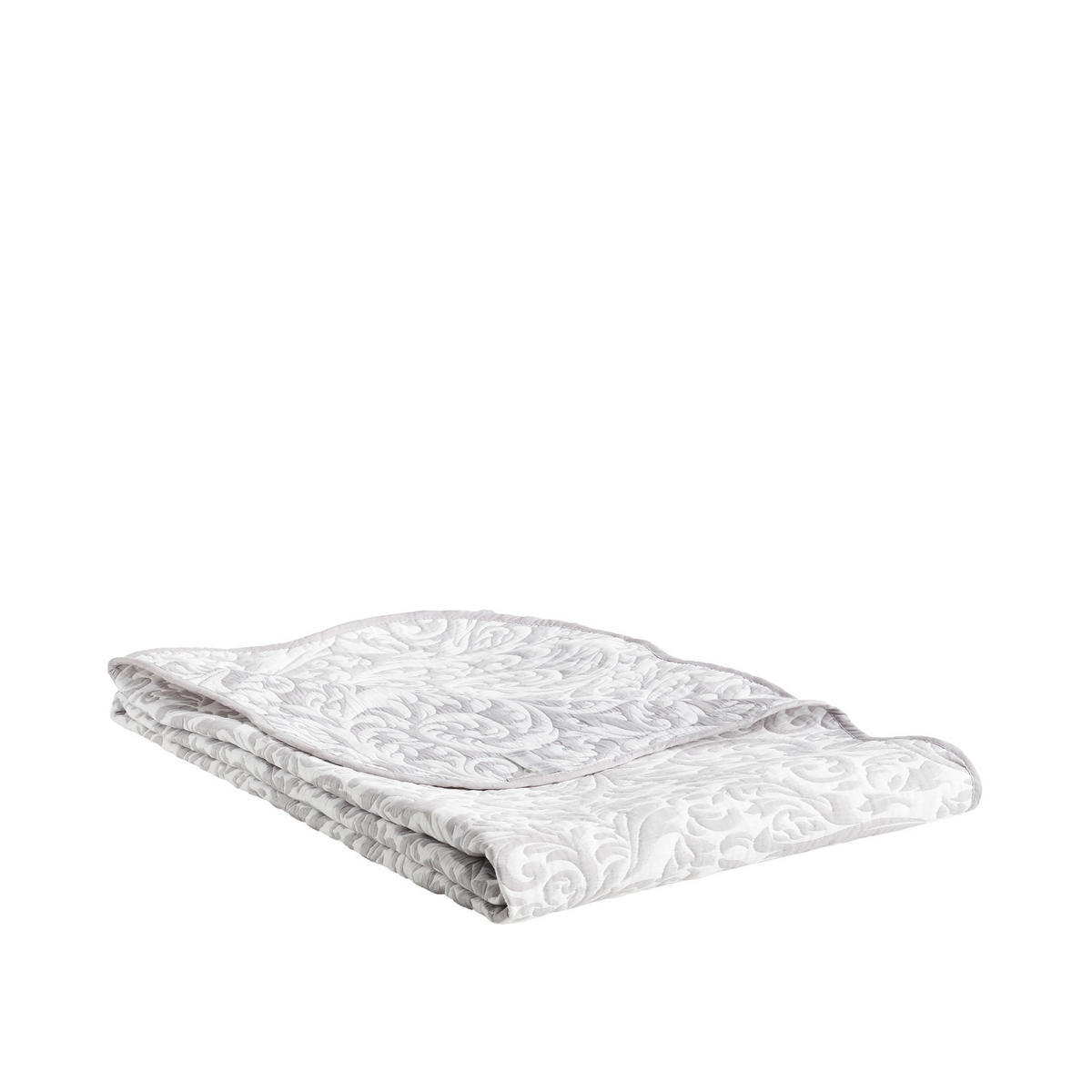 TAGESDECKE Sulani - Hellgrau, Textil (200/220cm) - home&you