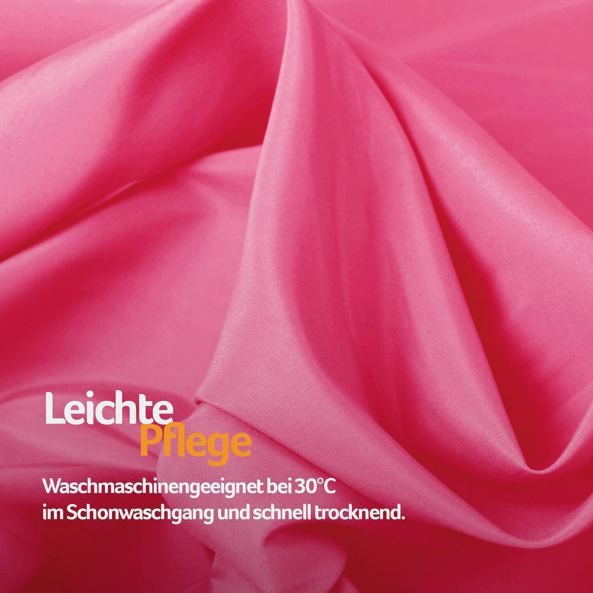 FERTIGVORHANG blickdicht 140x175 cm Universalband Pink - Pink, Textil (140/175cm) - Bestlivings