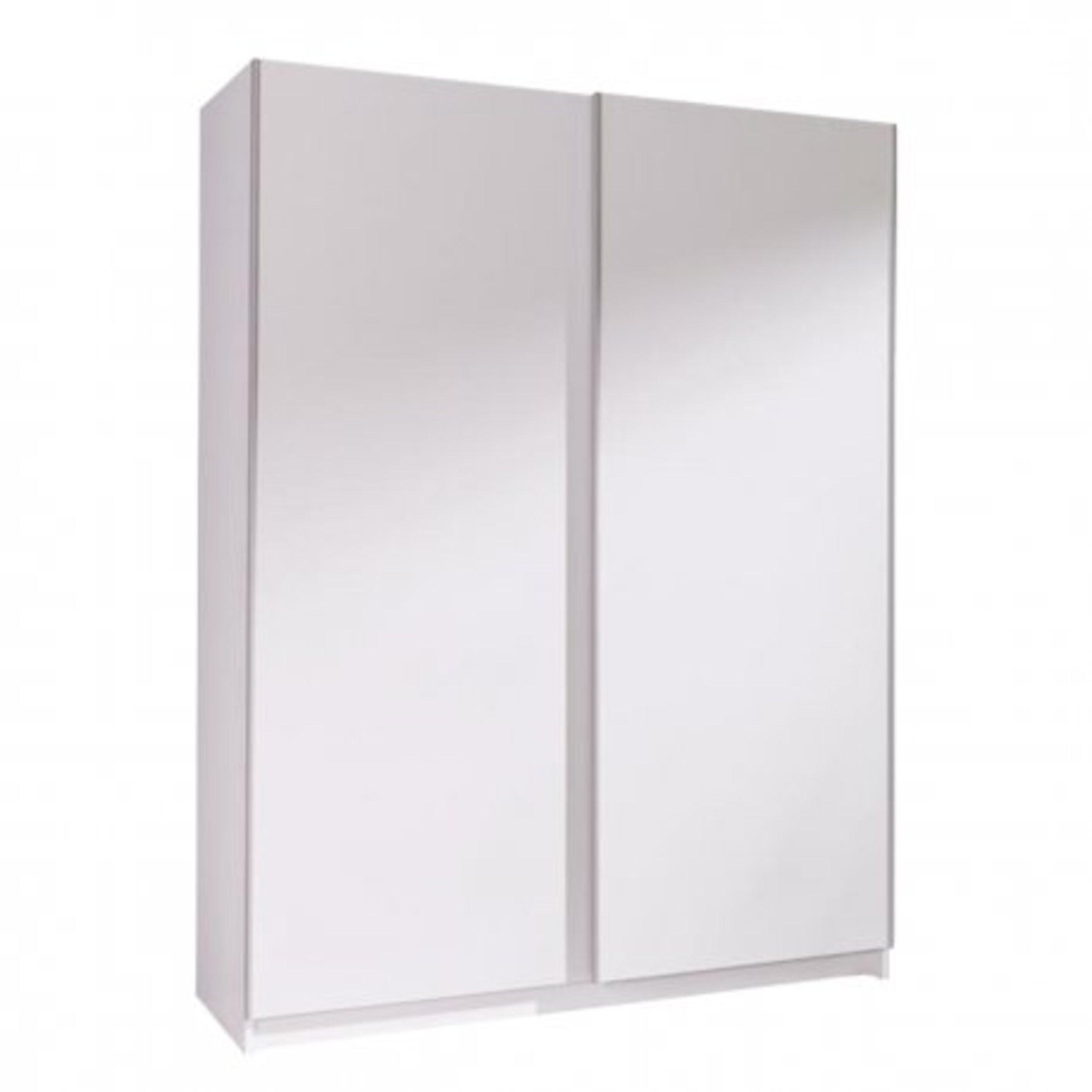 SCHIEBETÜRENSCHRANK - Kleiderschrank Ada I Weiß - Weiß, Holzwerkstoff (150/206/62cm) - Möblo